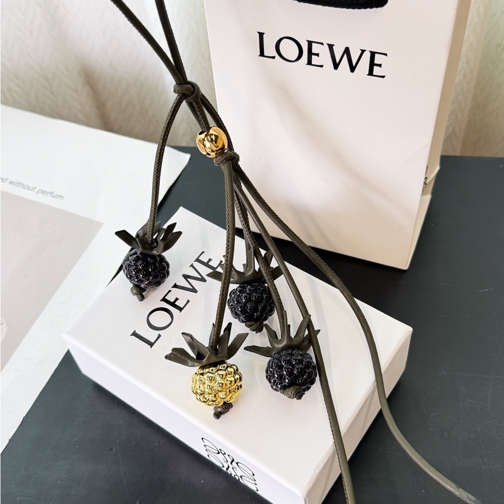 Loewe Black and Gold Berry Charm - Picture 2 of 8